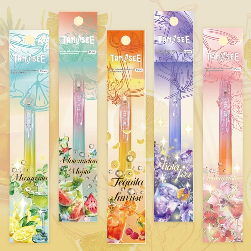 Zebra Pen Sarasa - TANOSEE TS-JJ15 칵테일 한정 그라디언트 색상