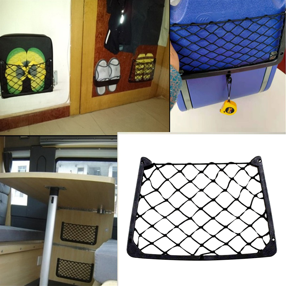 Magazine Holder Rack - 차량용 시트 뒷면 수납망, 탄성 소재의