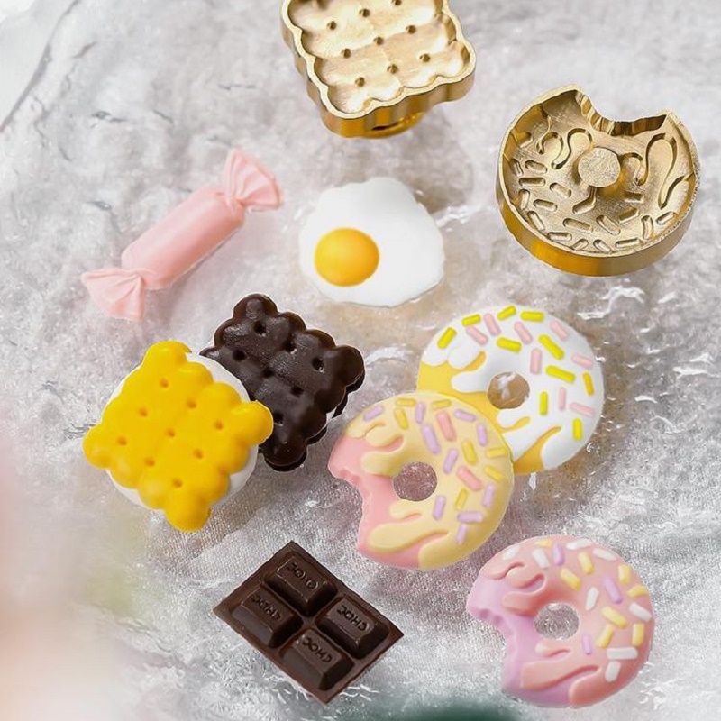 Wax Seal Stamp Set - 왁스 인감 스탬프 Kawaii 스탬프 왁스