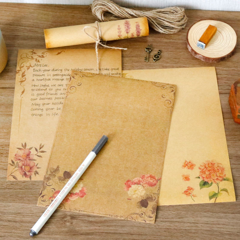 16pcs 빈티지 쓰기 종이 오래 된 양피지 디자인 크 - Ink Blotter Paper 리뷰 및 가격